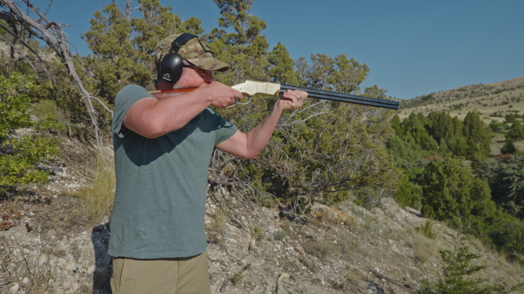 Paul with 1860 Henry Rifle